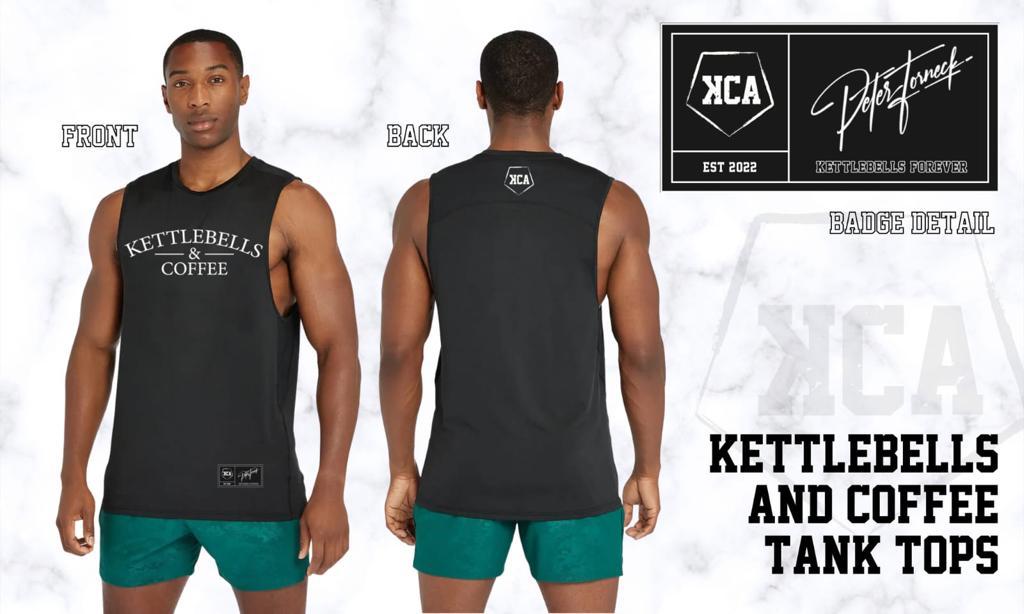 Kettlebells and Coffee Tank Tops - Kettlebells and Conditioning Association